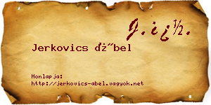 Jerkovics Ábel névjegykártya